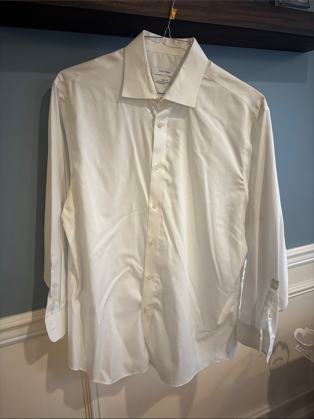 Calvin Klein White Men's Dress Shirt